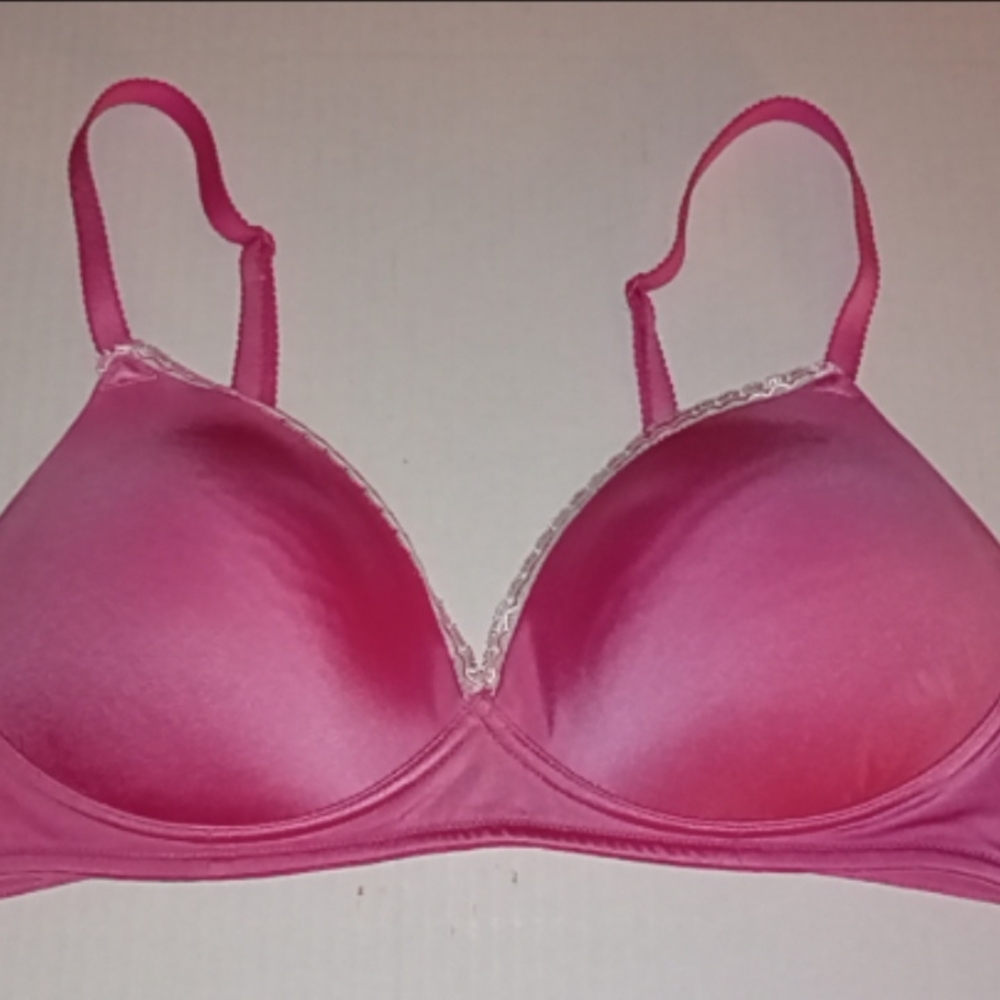 Warner's Solid Pink Women's Bra Sz 36B